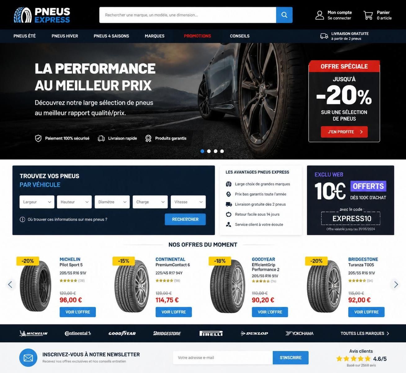 découvrez où trouver les meilleures offres et codes promo pour centrale pneu et bénéficiez de réductions exceptionnelles sur vos pneus.