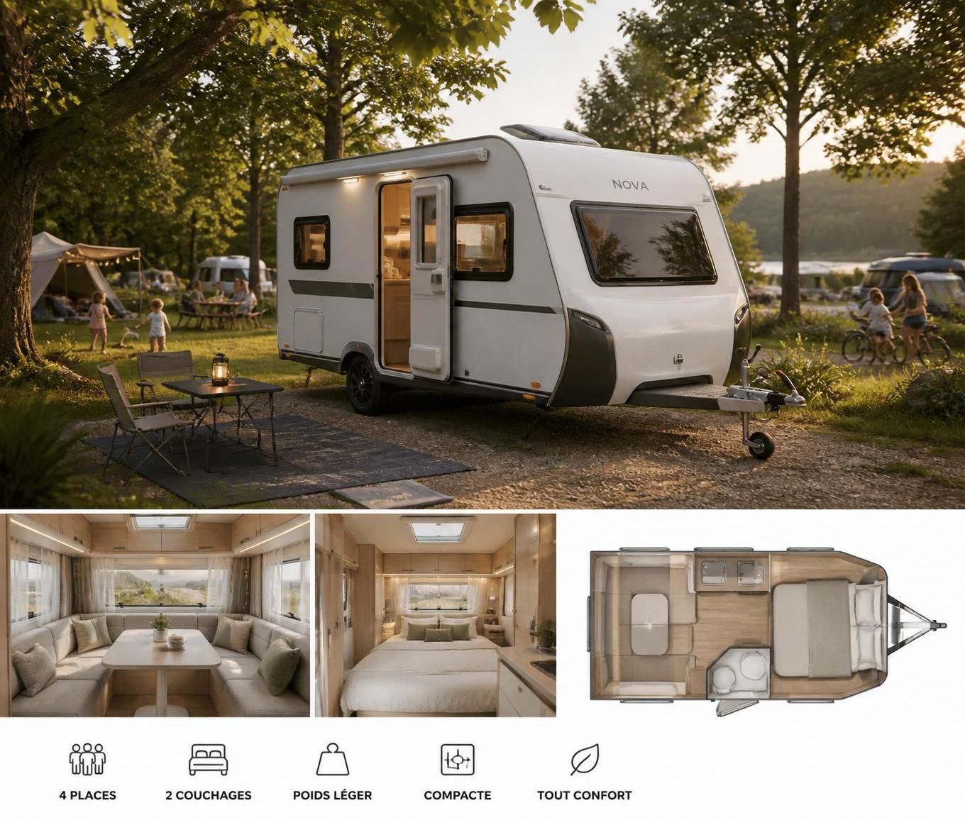 découvrez comment choisir la petite caravane 4 places idéale pour des vacances en famille réussies, alliant confort, praticité et budget adapté.