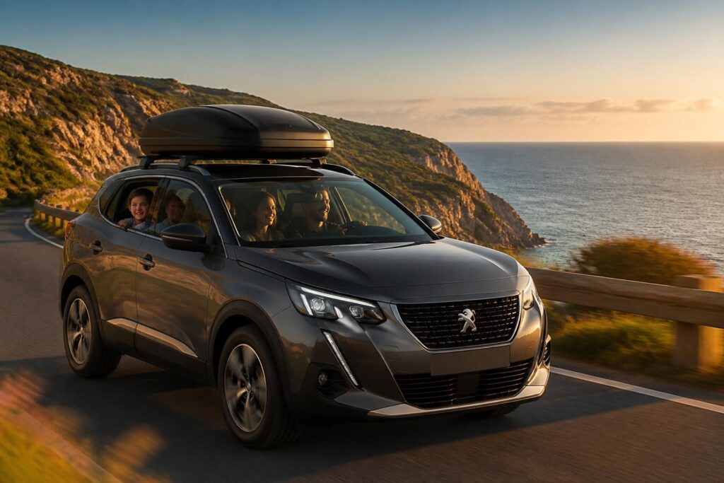 découvrez comment le coffre de toit pour peugeot 2008 optimise l'espace et facilite vos trajets en famille, offrant plus de confort et de praticité lors de vos voyages.