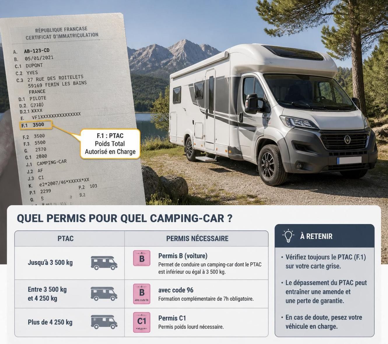 découvrez quel permis est nécessaire pour conduire un camping-car en toute légalité et profitez de vos voyages en toute sérénité.