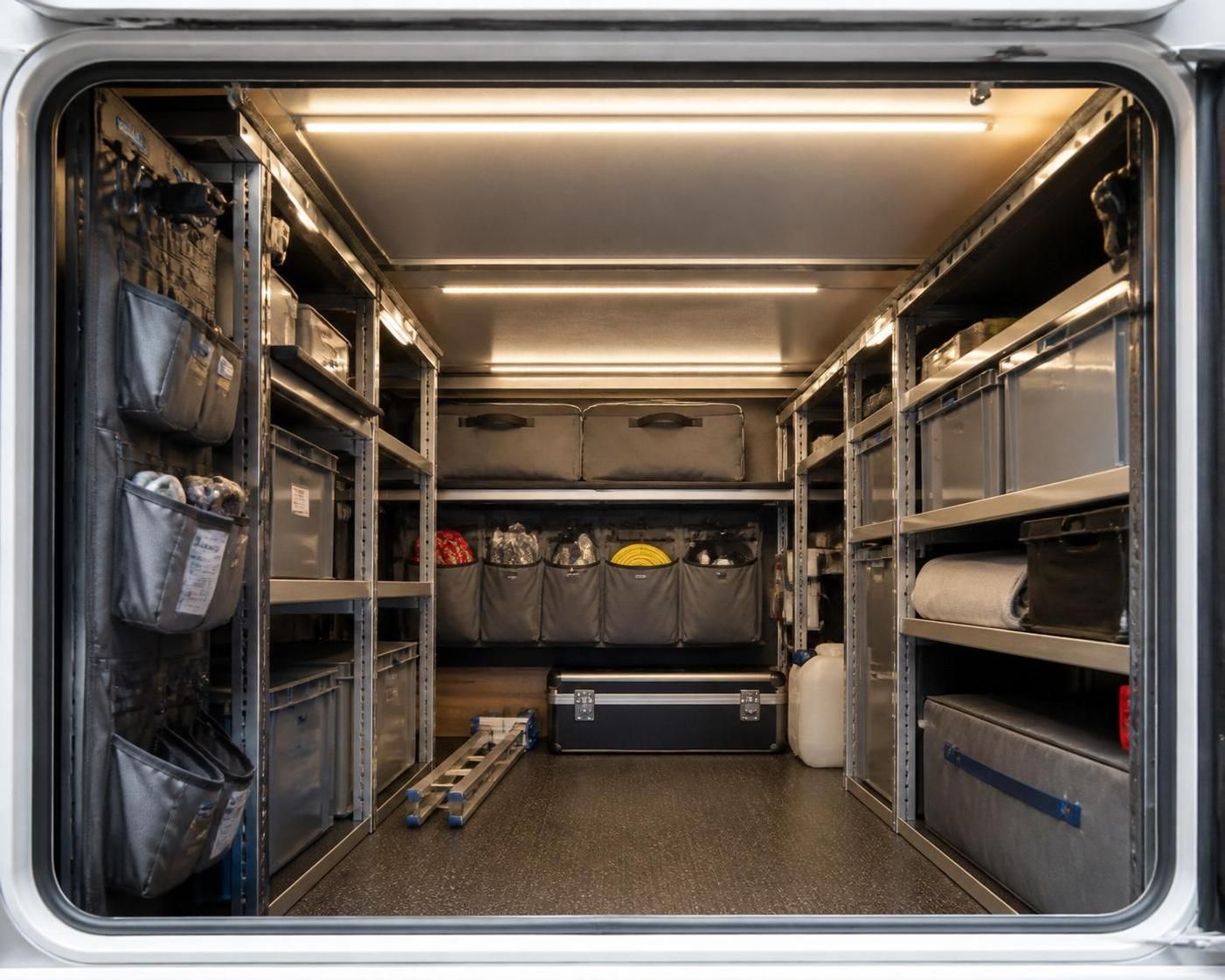 découvrez nos astuces pratiques pour optimiser le rangement dans la soute de votre camping-car et maximiser l'espace sans créer d'encombrement.