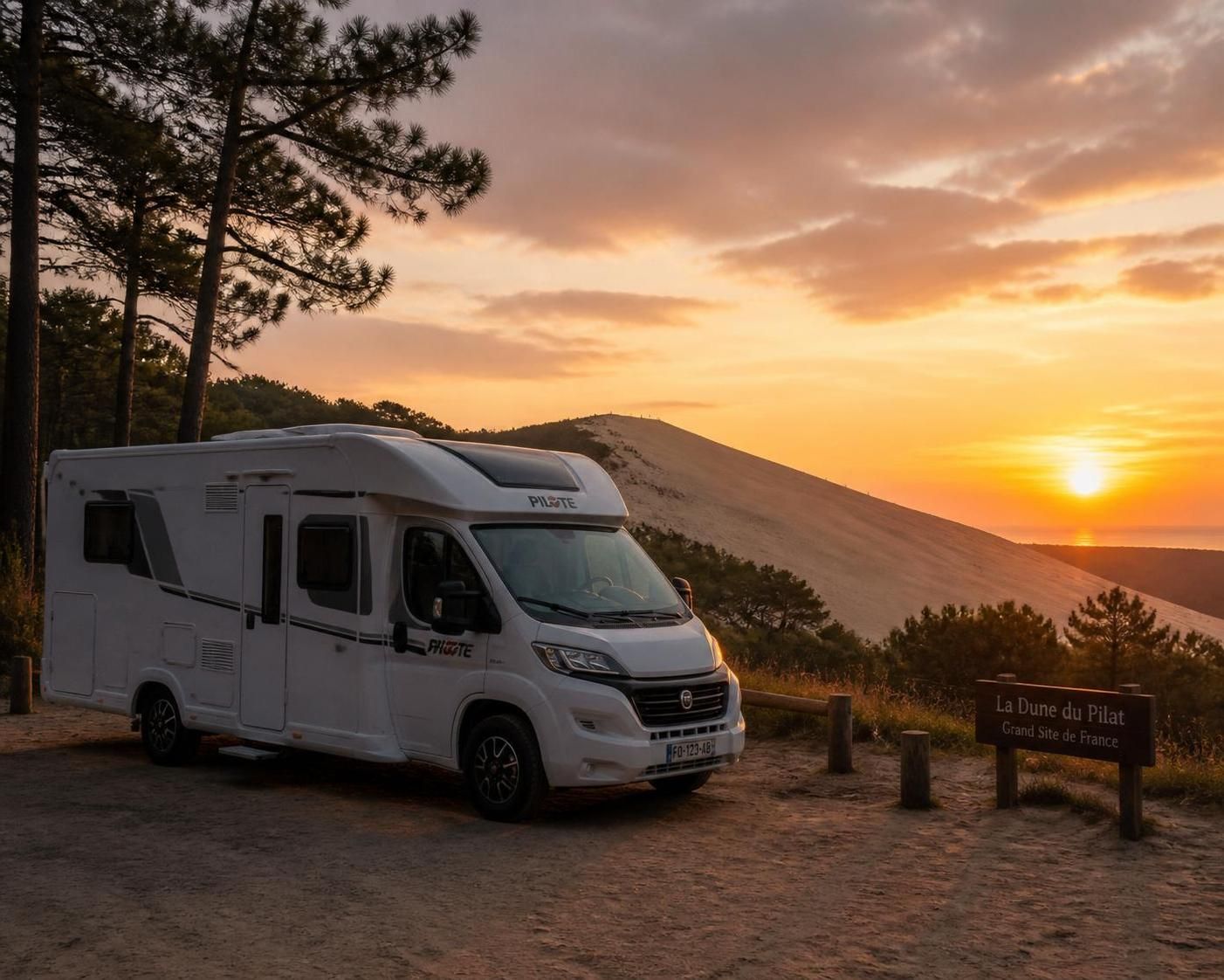 découvrez les meilleures aires de camping-car autour de la dune du pilat pour un stationnement idéal et profitez d'un panorama exceptionnel sur le plus haut sable d'europe.