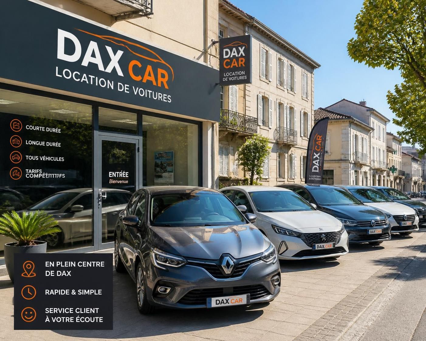 découvrez les meilleures offres de location de voiture à dax et trouvez l'agence qui correspond parfaitement à vos besoins pour un séjour réussi.