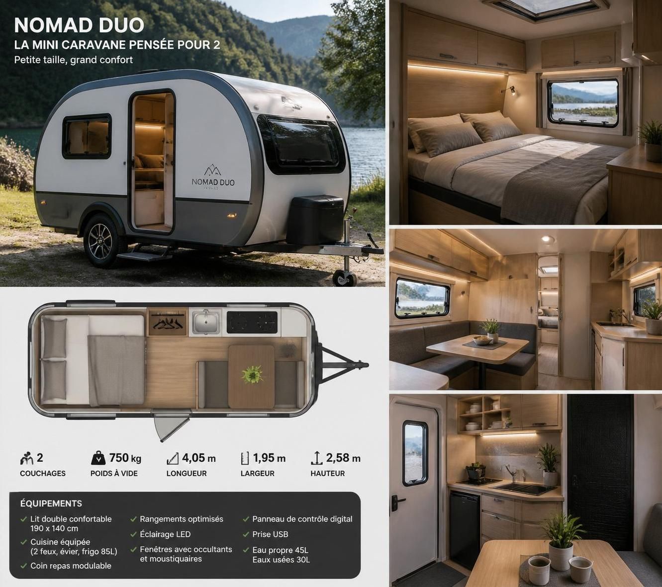 découvrez comment choisir la configuration idéale de mini caravane 2 places pour des escapades à deux réussies alliant confort et praticité.