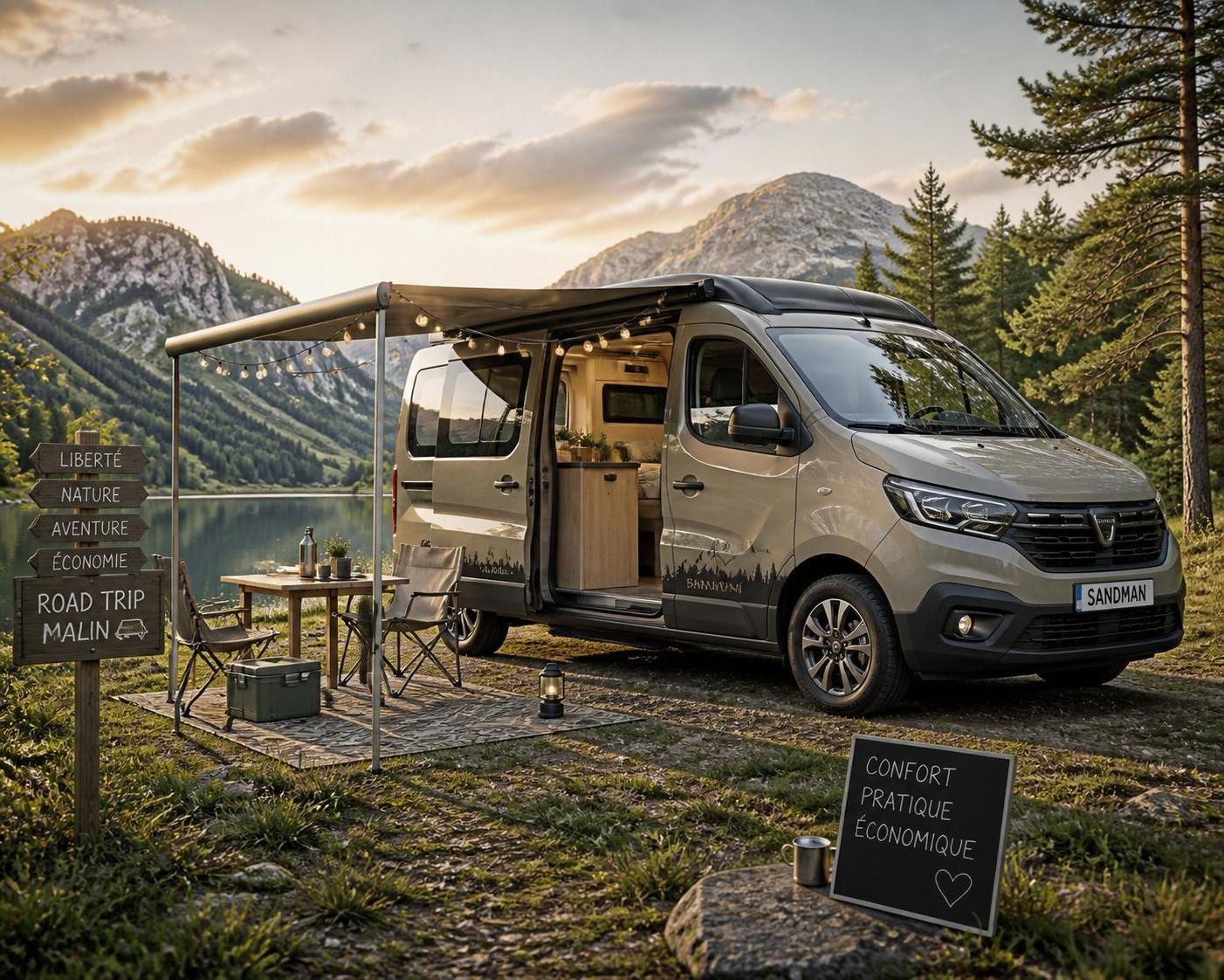 découvrez le van aménagé dacia sandman, l’alternative économique parfaite pour voyager autrement et profiter de la liberté sur la route sans compromis sur le confort.