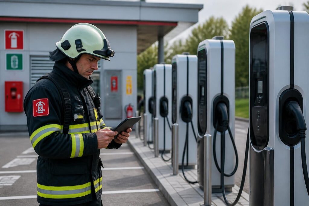 découvrez les normes et réglementations incendie applicables aux bornes de recharge pour véhicules électriques afin d'assurer sécurité et conformité.