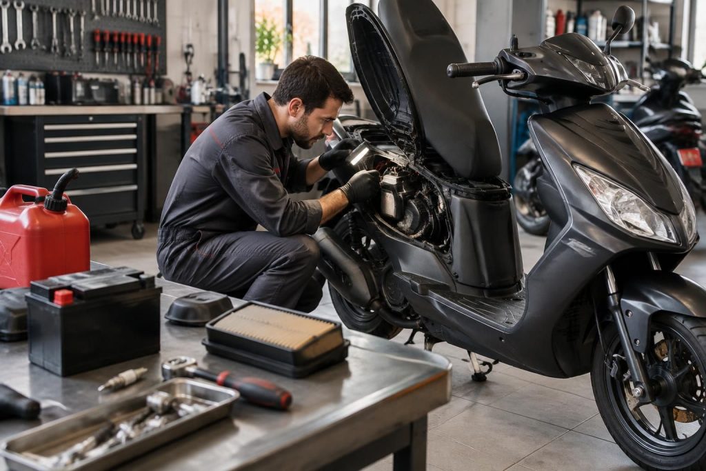 découvrez les causes des problèmes de démarrage d’un scooter 4 temps et les solutions pour diagnostiquer et résoudre efficacement la panne.